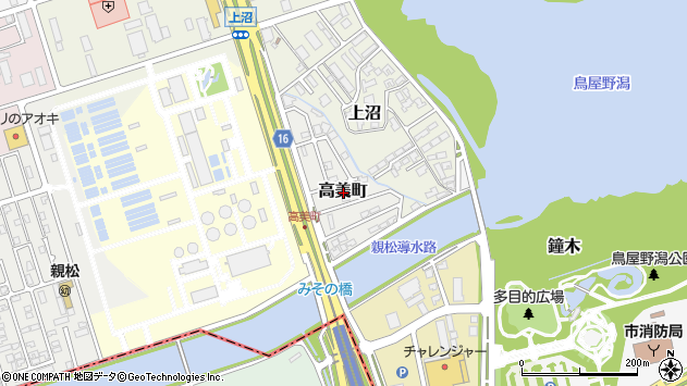 〒950-1147 新潟県新潟市中央区高美町の地図