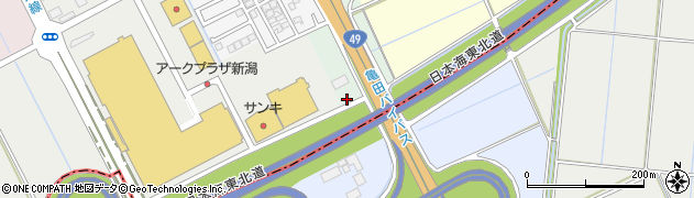 新潟県新潟市中央区亀田早通周辺の地図