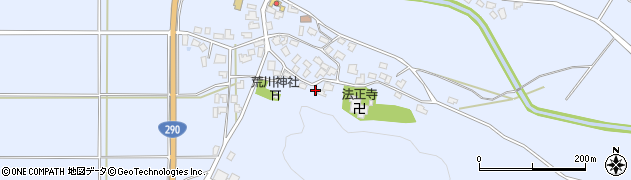 新潟県新発田市荒川5414周辺の地図