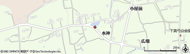 福島県相馬郡新地町真弓水神周辺の地図