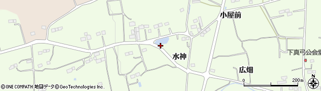 福島県新地町（相馬郡）真弓（水神）周辺の地図