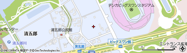 新潟県新潟市中央区清五郎周辺の地図