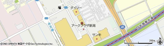 モンベル　新潟南店周辺の地図