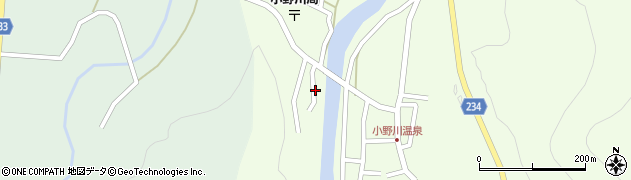 山形県米沢市小野川町2608周辺の地図
