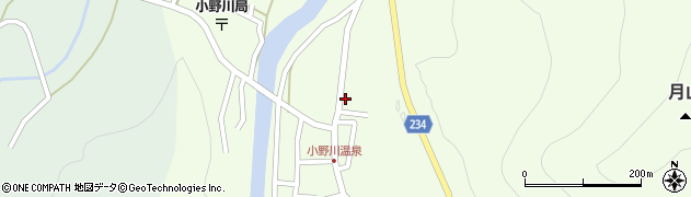 山形県米沢市小野川町2795周辺の地図