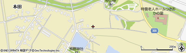 新潟県新発田市本田193周辺の地図