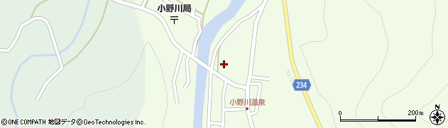 山形県米沢市小野川町2491周辺の地図