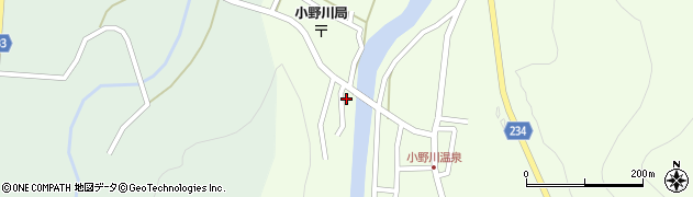 山形県米沢市小野川町2607周辺の地図