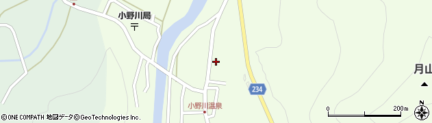 山形県米沢市小野川町2807周辺の地図