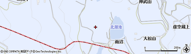 福島県伊達郡国見町泉田菅沢周辺の地図