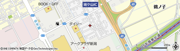 新潟県新潟市中央区美の里周辺の地図