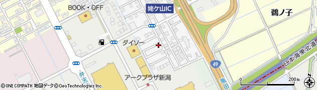 新潟県新潟市中央区美の里周辺の地図