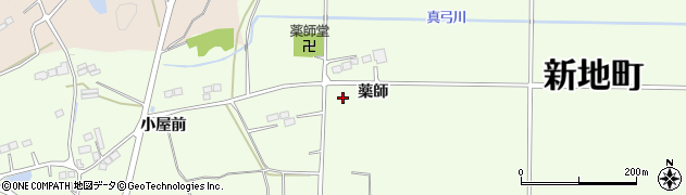 福島県新地町（相馬郡）真弓（薬師）周辺の地図