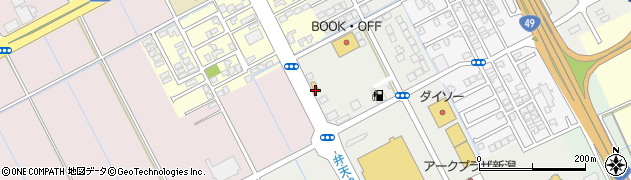 松屋 亀田インター店周辺の地図