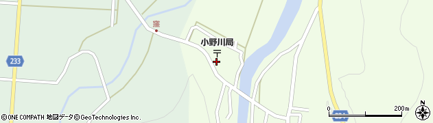 山形県米沢市小野川町2636周辺の地図