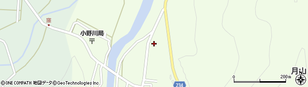 山形県米沢市小野川町2849周辺の地図