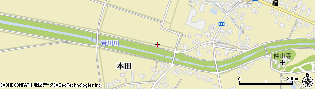新潟県新発田市本田2029周辺の地図