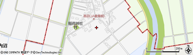 新潟県阿賀野市高田周辺の地図