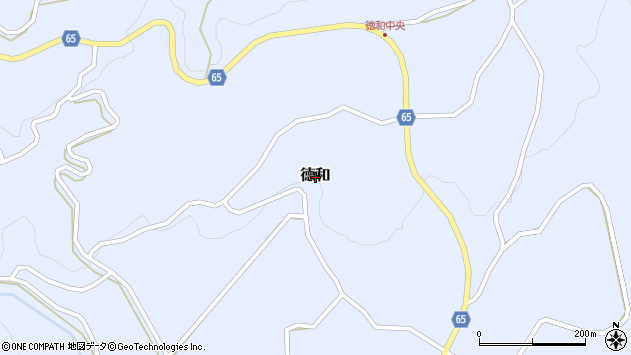 〒952-0706 新潟県佐渡市徳和の地図