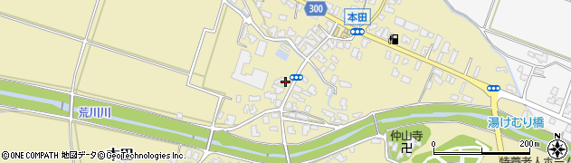 新潟県新発田市本田丙周辺の地図