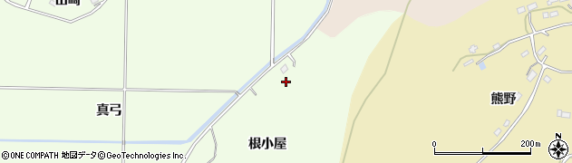 福島県新地町（相馬郡）真弓（根小屋）周辺の地図