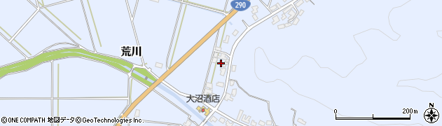 新潟県新発田市荒川886周辺の地図