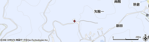 福島県国見町（伊達郡）泉田（赤坂）周辺の地図
