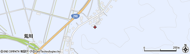 新潟県新発田市荒川周辺の地図