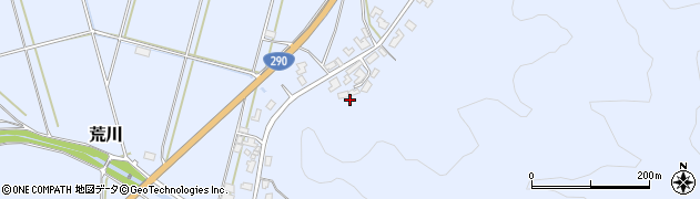 新潟県新発田市荒川周辺の地図