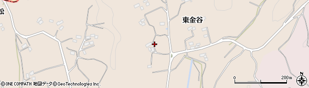 福島県伊達市梁川町東大枝西金谷24周辺の地図