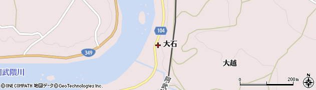 福島県伊達市梁川町舟生大石20周辺の地図