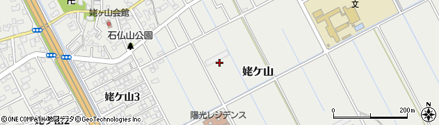 新潟県新潟市中央区姥ケ山周辺の地図