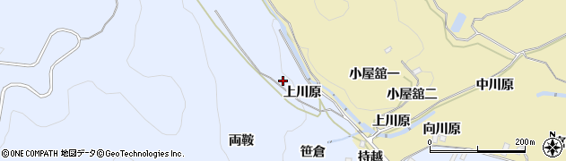 福島県国見町（伊達郡）泉田（上川原）周辺の地図