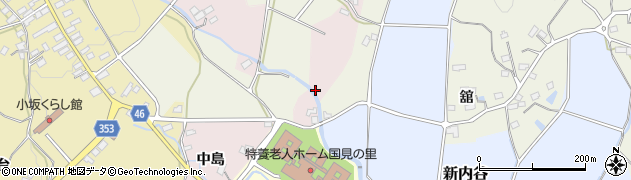 福島県伊達郡国見町鳥取猿角田周辺の地図