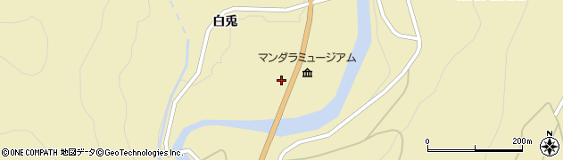 福島県福島市飯坂町茂庭（前原）周辺の地図