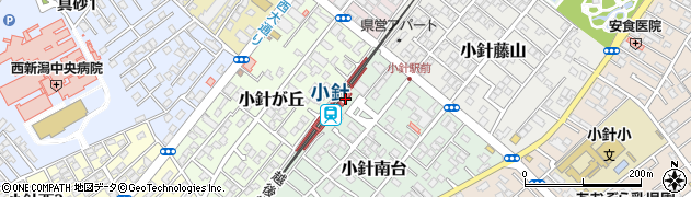新潟県新潟市西区周辺の地図