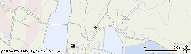 福島県国見町（伊達郡）内谷（舘脇）周辺の地図