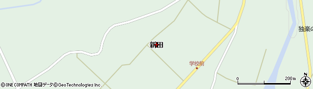 山形県米沢市簗沢（新田）周辺の地図