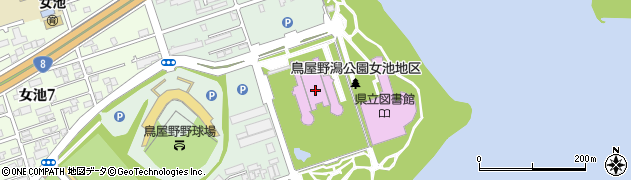 新潟県立自然科学館周辺の地図