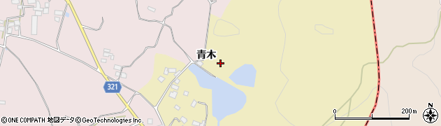 福島県国見町（伊達郡）西大枝（青木）周辺の地図