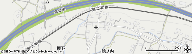 福島県国見町（伊達郡）石母田（樋口）周辺の地図