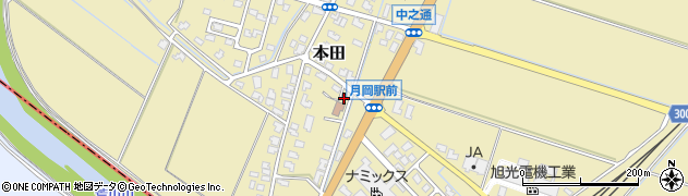 新潟県新発田市本田3671周辺の地図