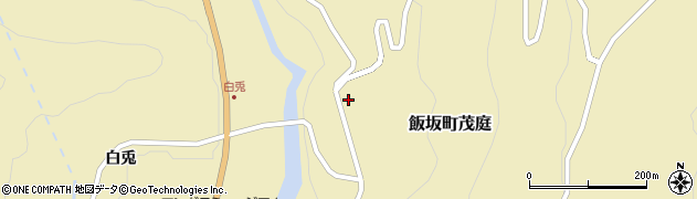 福島県福島市飯坂町茂庭（地蔵原）周辺の地図