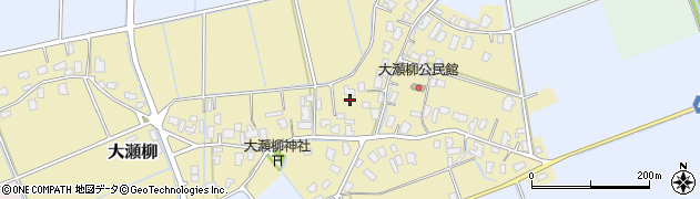 新潟県新潟市北区大瀬柳周辺の地図