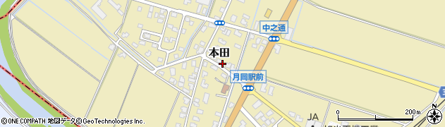新潟県新発田市本田3669周辺の地図