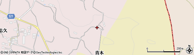 福島県国見町（伊達郡）光明寺（油内）周辺の地図