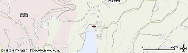 福島県国見町（伊達郡）内谷（西前）周辺の地図