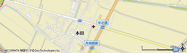 新潟県新発田市本田3653周辺の地図
