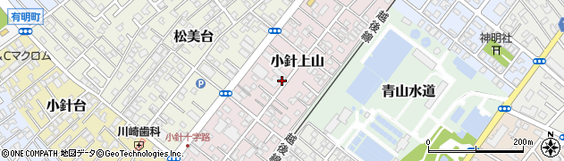 新潟県新潟市西区小針上山周辺の地図
