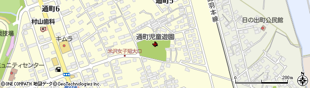 通町児童遊園周辺の地図